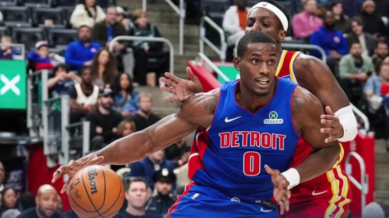 Jalen Johnson'ın triple-double'ı Detroit Pistons'ı durduramadı