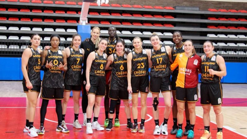 Galatasaray'dan Çanakkale Belediyespor'a 32 sayılık fark