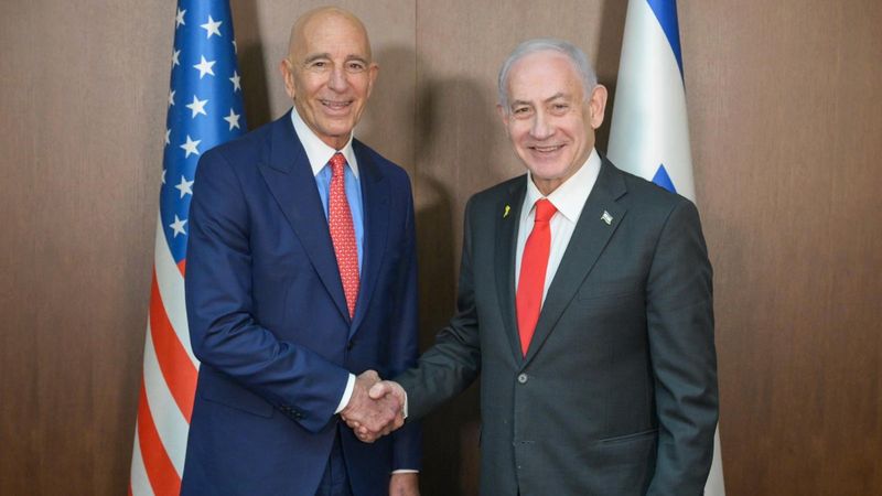 Tom Barrack, Binyamin Netanyahu ile görüştü