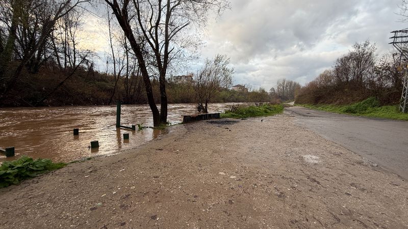 Bartın'da yağışlar su seviyesini yükseltti