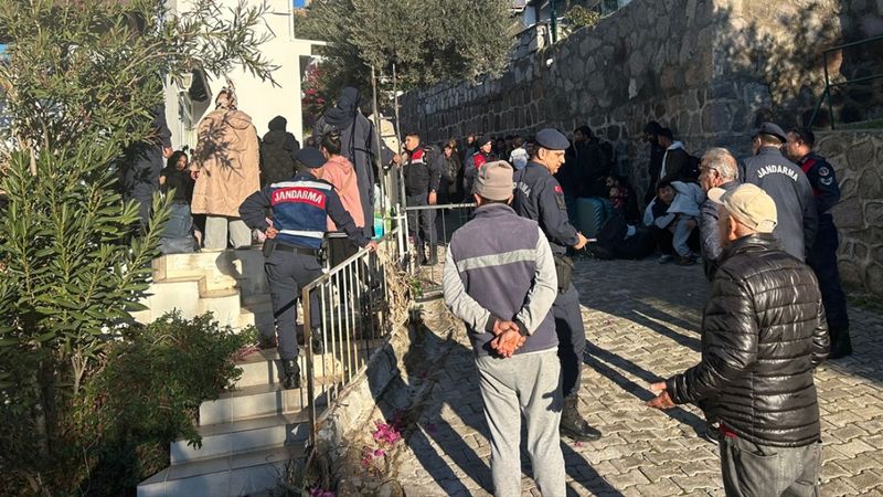 Muğla'da kiralık evde 30'u çocuk 82 düzensiz göçmen yakalandı