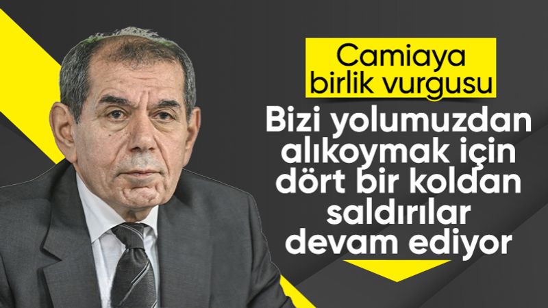 Dursun Özbek'ten Galatasaray camiasına birlik vurgusu