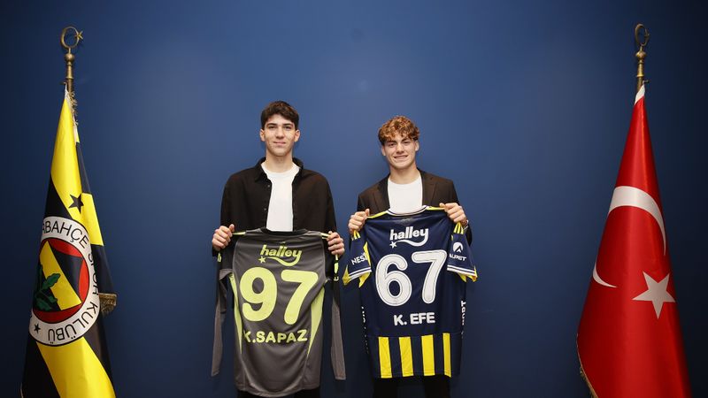 Fenerbahçe, Kamil Efe Üregen ve Kuzey Sapaz ile sözleşme imzaladı