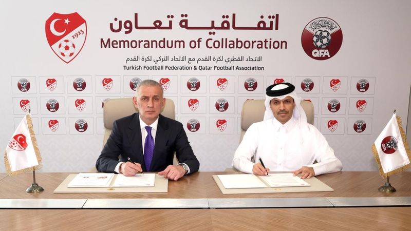 TFF ile Katar arasında iş birliği anlaşması imzalandı