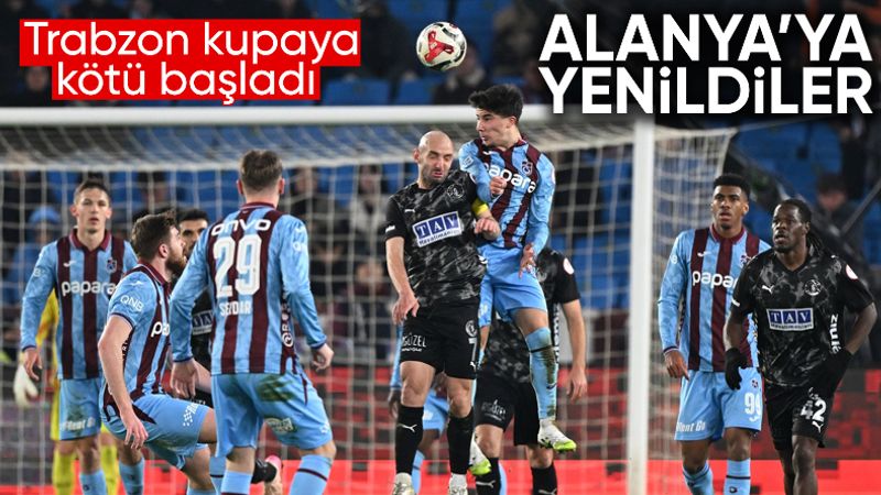 Türkiye Kupası’nda Trabzonspor’a soğuk duş