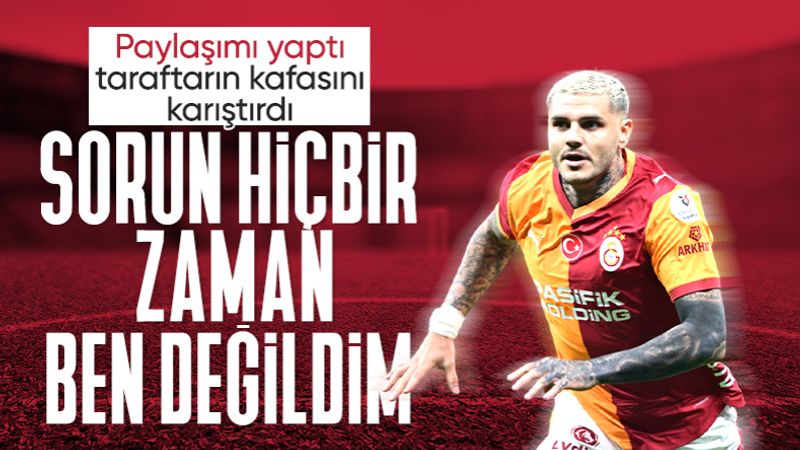 Mauro Icardi'den imalı paylaşım: Onları kirletmeme gerek kalmadı