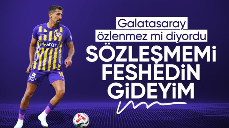 Eyüpspor'da Kerem Demirbay'dan fesih kararı