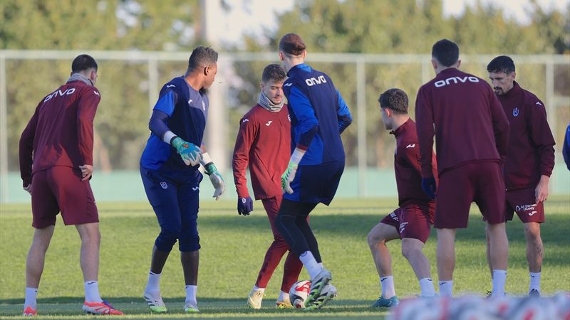 Trabzonspor, Gençlerbirliği maçının hazırlıklarına başladı