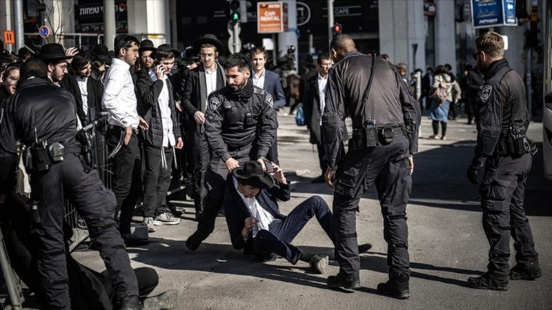 İsrail'de 8 Ultra-Ortodoks Yahudi gözaltına alındı