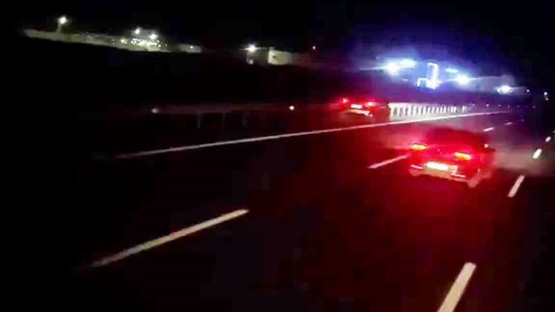 Hatay'da otobanda yürekleri ağza getiren görüntü