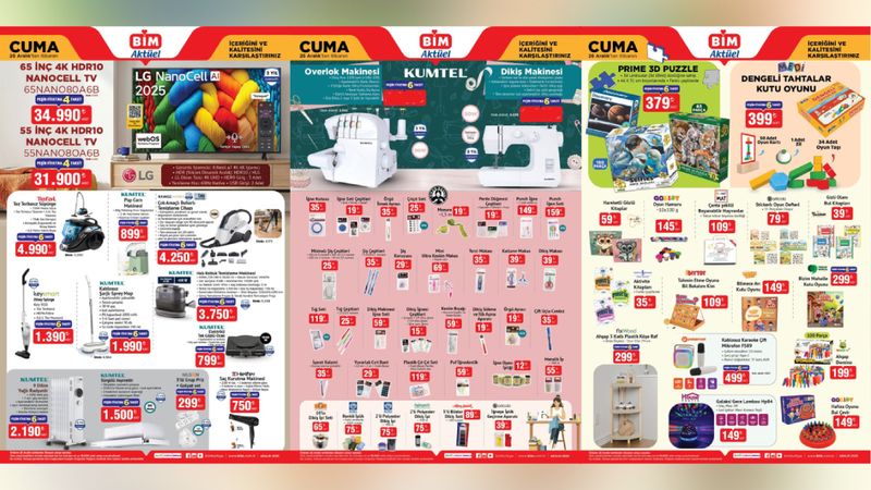 26 Aralık’ta raflarda! BİM’e Overlok ve dikiş makinesi geliyor: İşte fiyatları