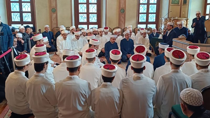 Üsküdar Aziz Mahmud Hüdayi Camii'nde 40 Hafıza icazet verildi