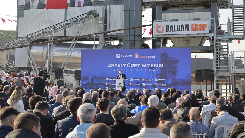 Sultanbeyli'de asfalt üretim tesisi açıldı