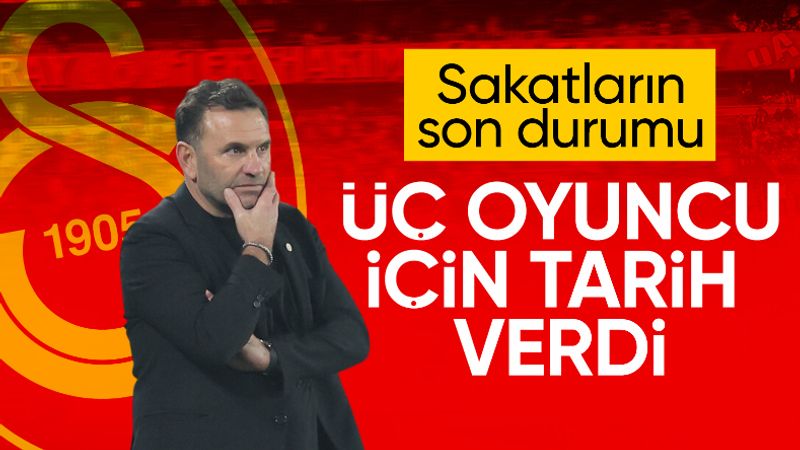 Okan Buruk'tan sakat futbolcular için açıklama!