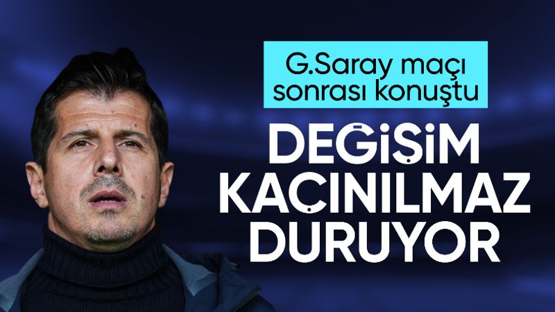 Emre Belözoğlu: Değişim kaçınılmaz duruyor