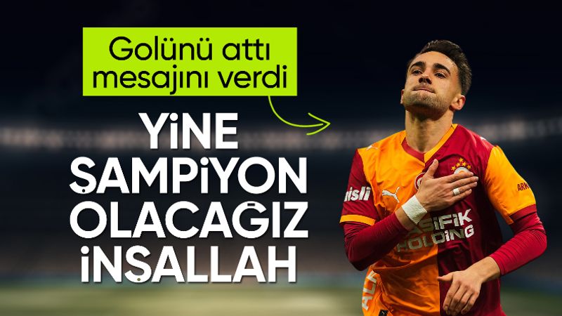 Yunus Akgün bu sezon Süper Lig'de 3. golünü attı