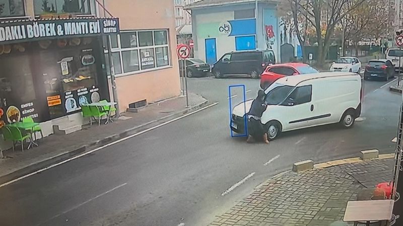 Tekirdağ'da yolun karşısına geçerken ölümden döndü