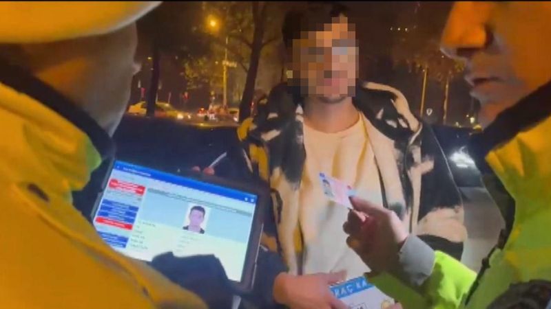 Bursa'da arkadaşının ehliyetini verdi, polisin dikkatinden kaçmadı