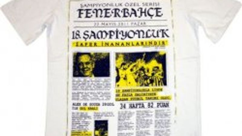Fenerium’dan şampiyonluk tişörtü
