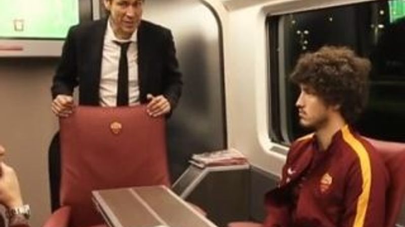 Salih Uçan Roma'da reklam yıldızı oldu - İZLE