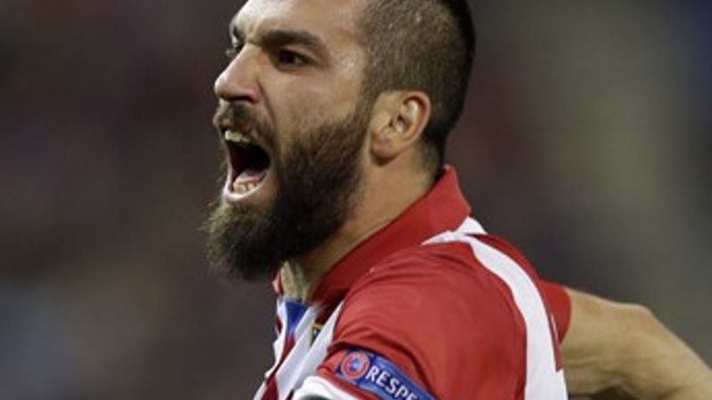 Arda Turan Atletico Madrid'de ilk 5'e girdi