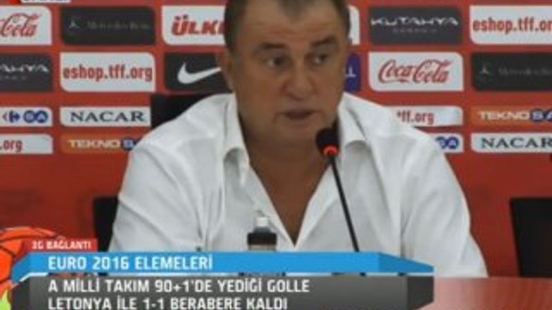 Fatih Terim Letonya maçı sonrası konuştu
