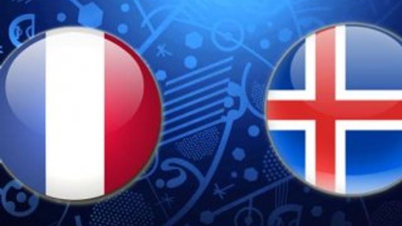 Fransa İzlanda'yı geçti Almanya ile eşleşti