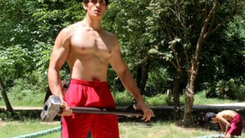 Kırkpınar güreşlerine geleneksel yöntemle hazırlık