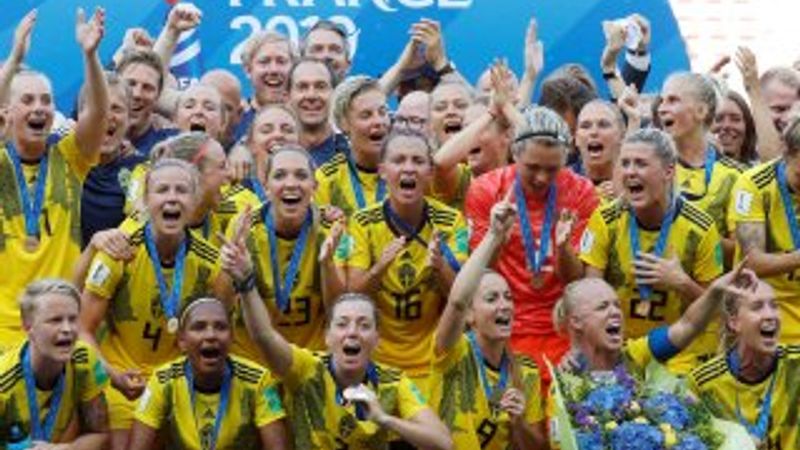 İsveç kadın futbol takımı dünya üçüncüsü