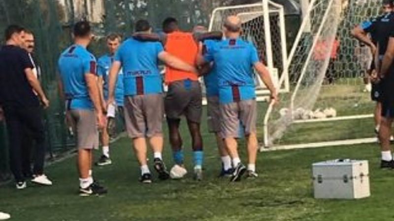 Trabzonspor'da Ekuban sakatlandı