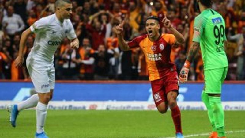 Falcao ilk golünü Fatih Öztürk'e attı