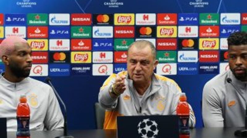 Fatih Terim muhabire İtalyanca cevap verdi