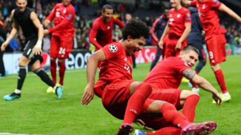 Bayern Münih deplasmanda Tottenham'a 7 gol attı
