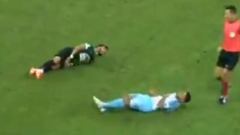 Maçın hakemi Ofsporlu futbolcuyu atamadı