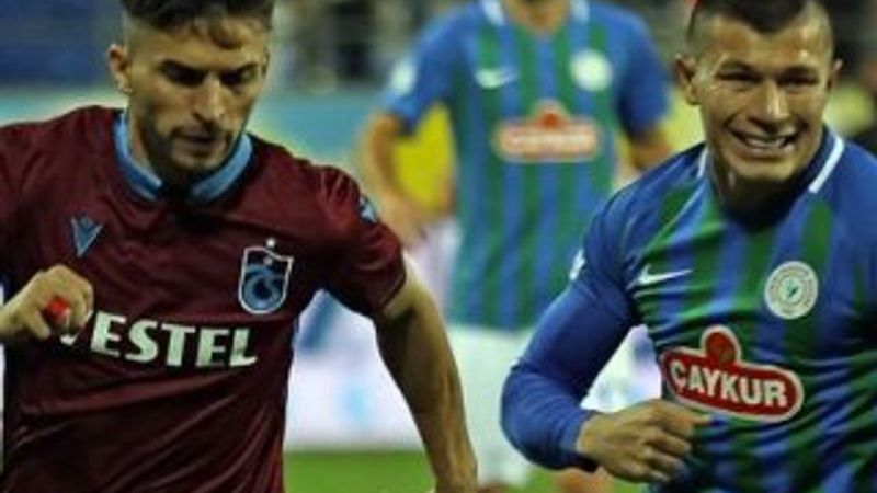 Trabzonspor Rizespor karşısında 3  puanı aldı