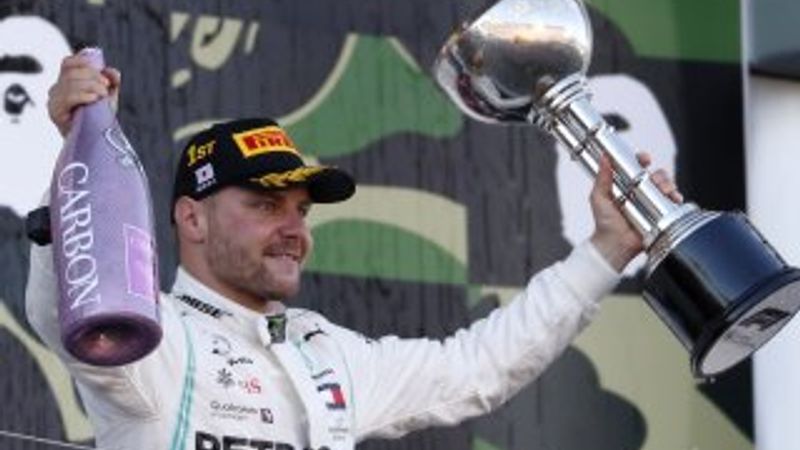 Bottas kazandı Mercedes şampiyon oldu