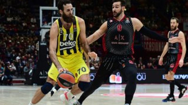 Fenerbahçe Avrupa Ligi'nde Milan'a yenildi