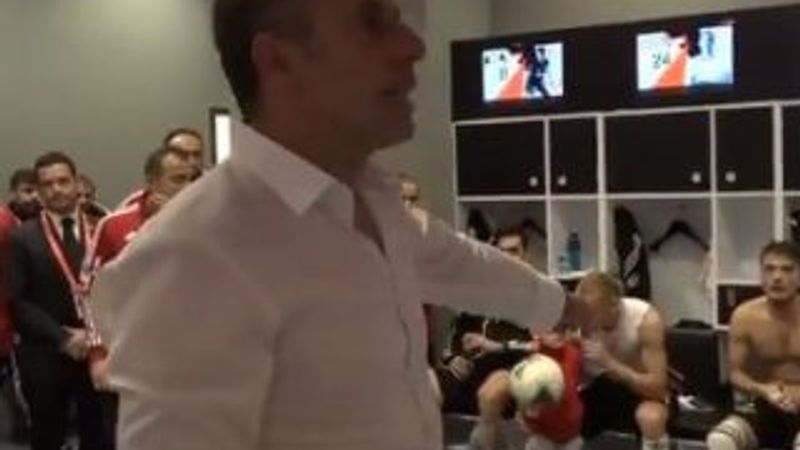 Abdullah Avcı'nın soyunma odası konuşması - VİDEO