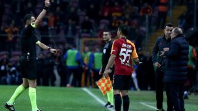 Fatih Terim sarı kart gördü