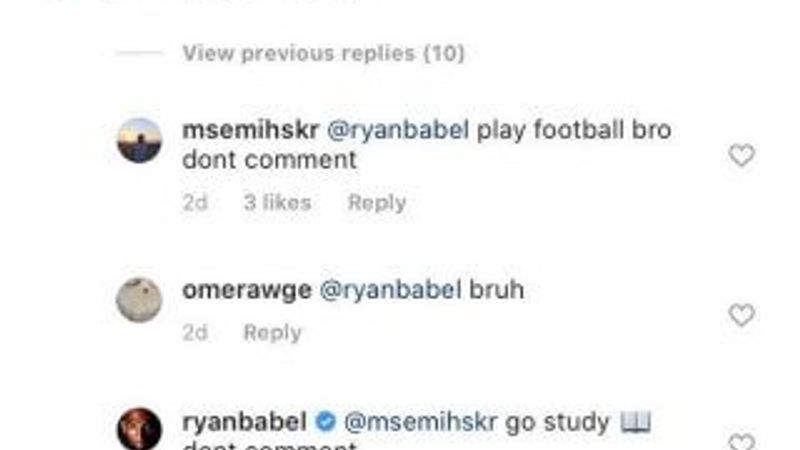 Babel, Galatasaraylı bir taraftarla tartıştı