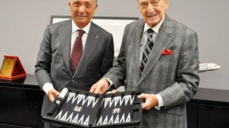 Rahmi Koç, Ahmet Nur Çebi'yi ziyaret etti