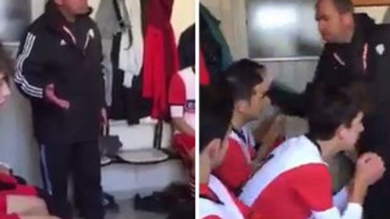Futbolcularını tokatlayan antrenörün cezası onandı