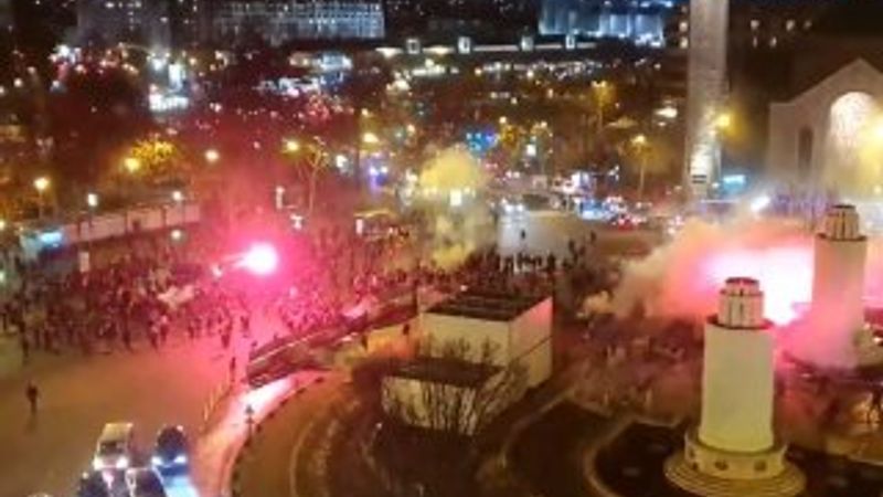 PSG'li taraftarlardan maç öncesi çirkin saldırı