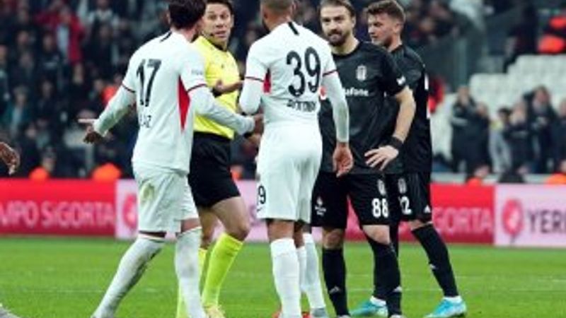 Beşiktaş taraftarından hakeme kırmızı kart tepkisi
