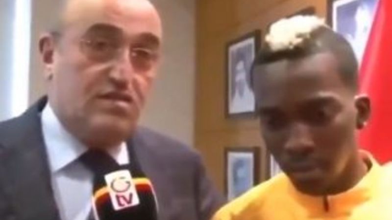 Abdurrahim Albayrak Onyekuru imza töreninde konuştu