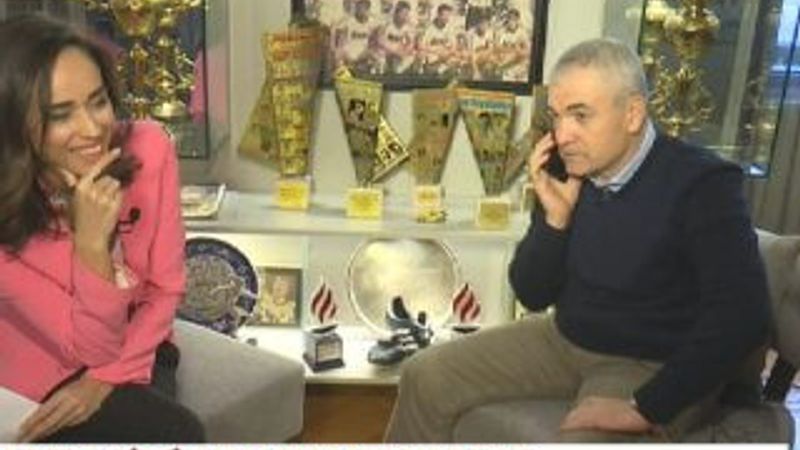 Rıza Çalımbay'ın canlı yayında yaptığı transfer görüşmesi