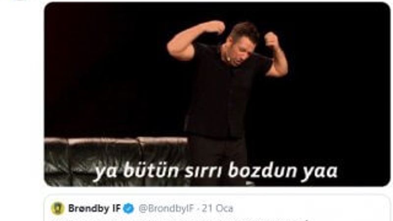 Göztepe'den Brondby'e esprili gönderme