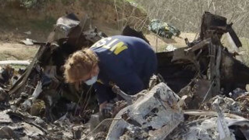 Kobe Bryant'ın öldüğü helikopter kazasının görüntüleri