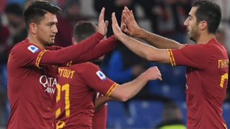 Cengiz Ünder'li Roma, galibiyet hasretine son verdi