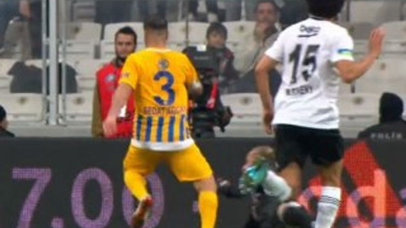 Beşiktaş-Ankaragücü maçında penaltı tartışması